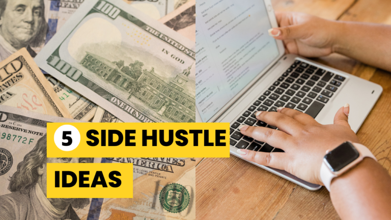 Top 5 side hustles for Students to Earn Pocket Money Online